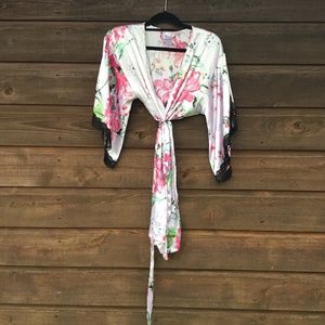 Women’s floral robe